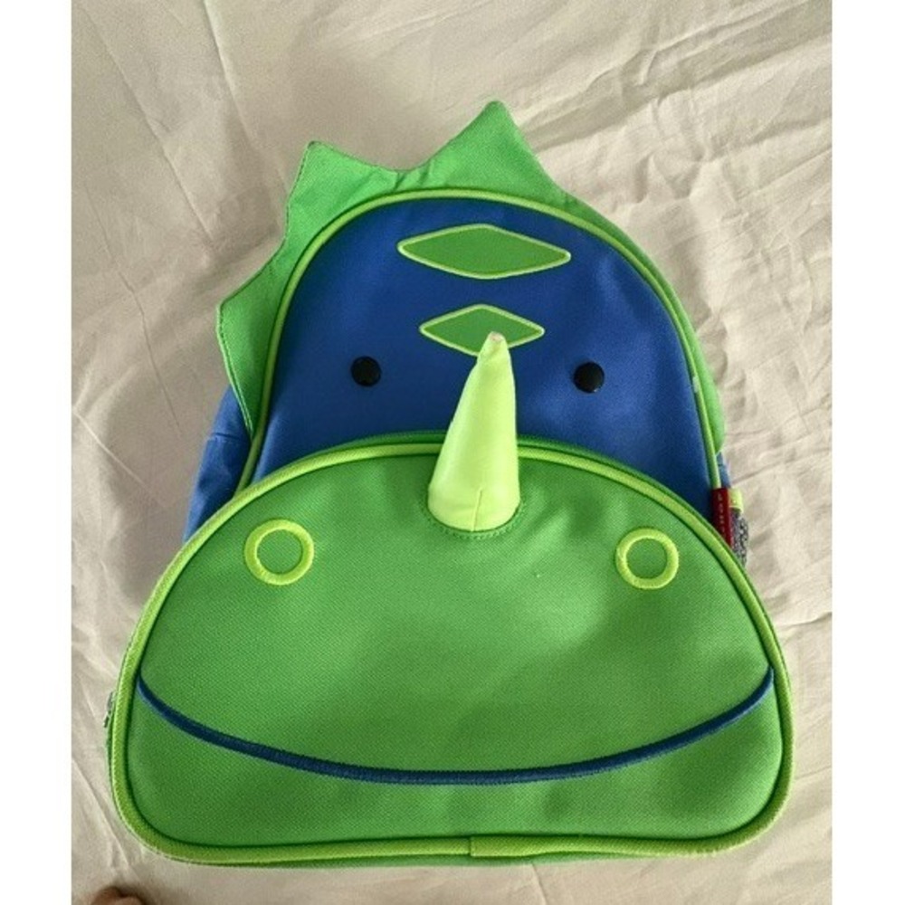 Skip Hop Dino Toddler Backpack Green Blue Dinosaur Kids Preschool School Bag